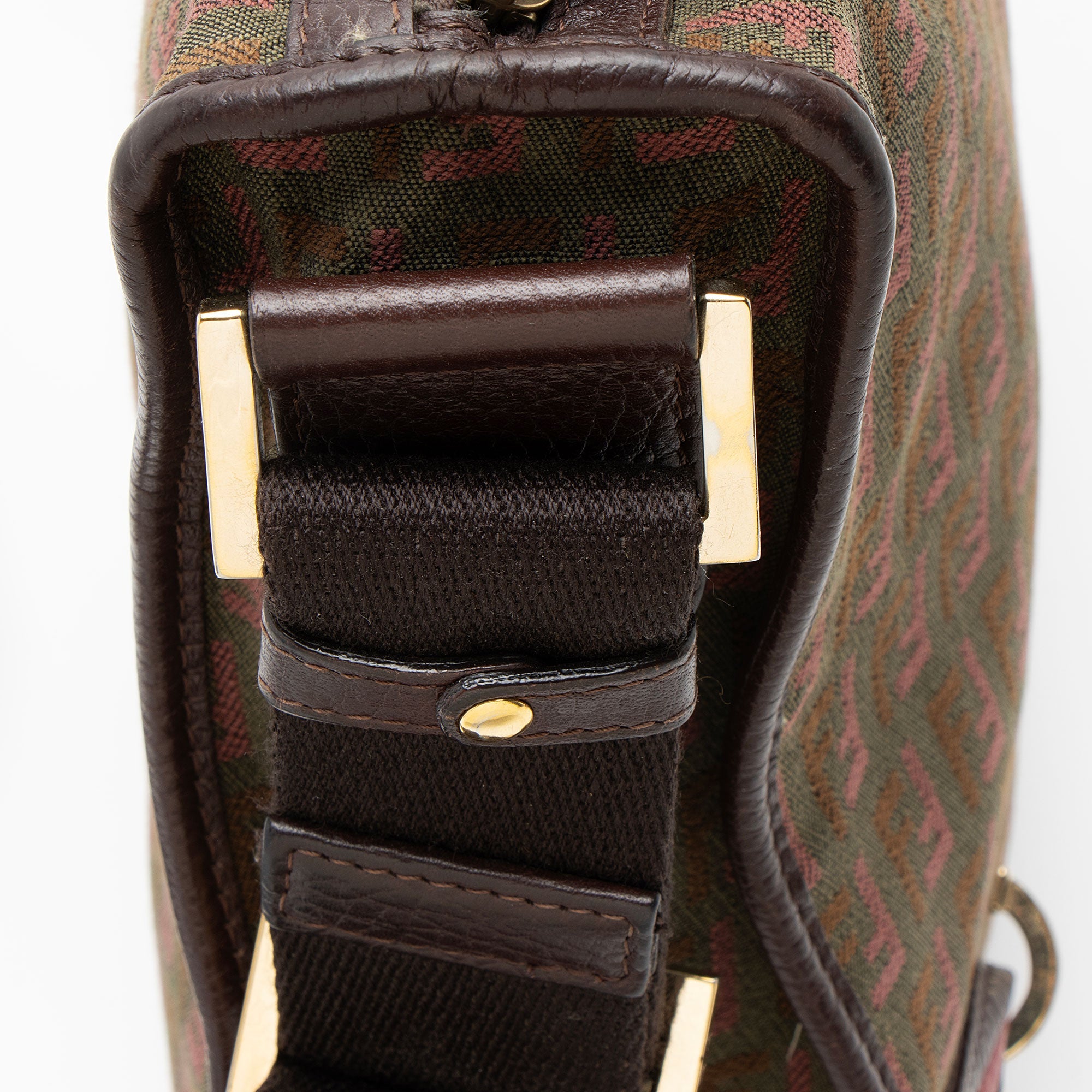 Fendi Zucchino F Charm Messenger
