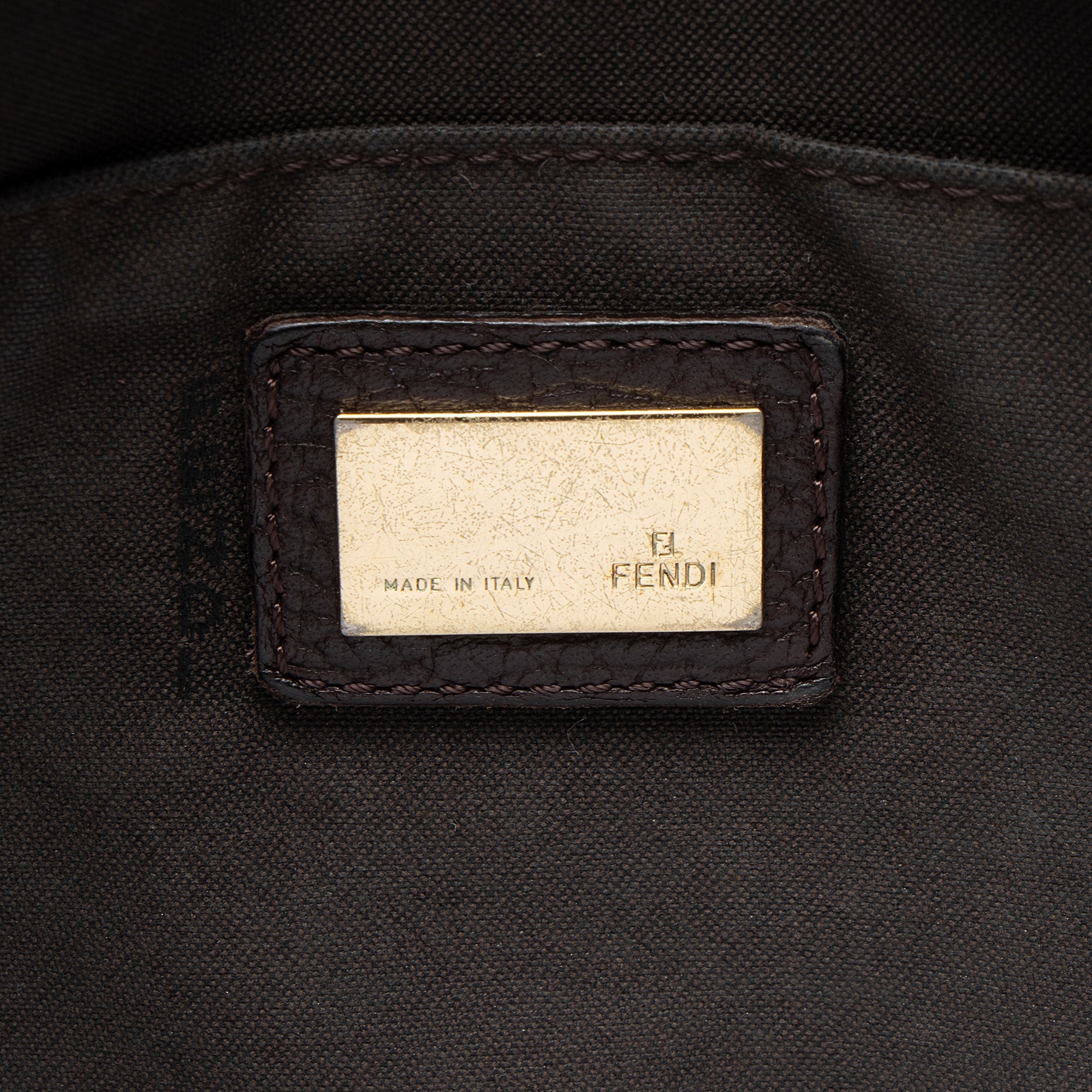 Fendi Zucchino F Charm Messenger