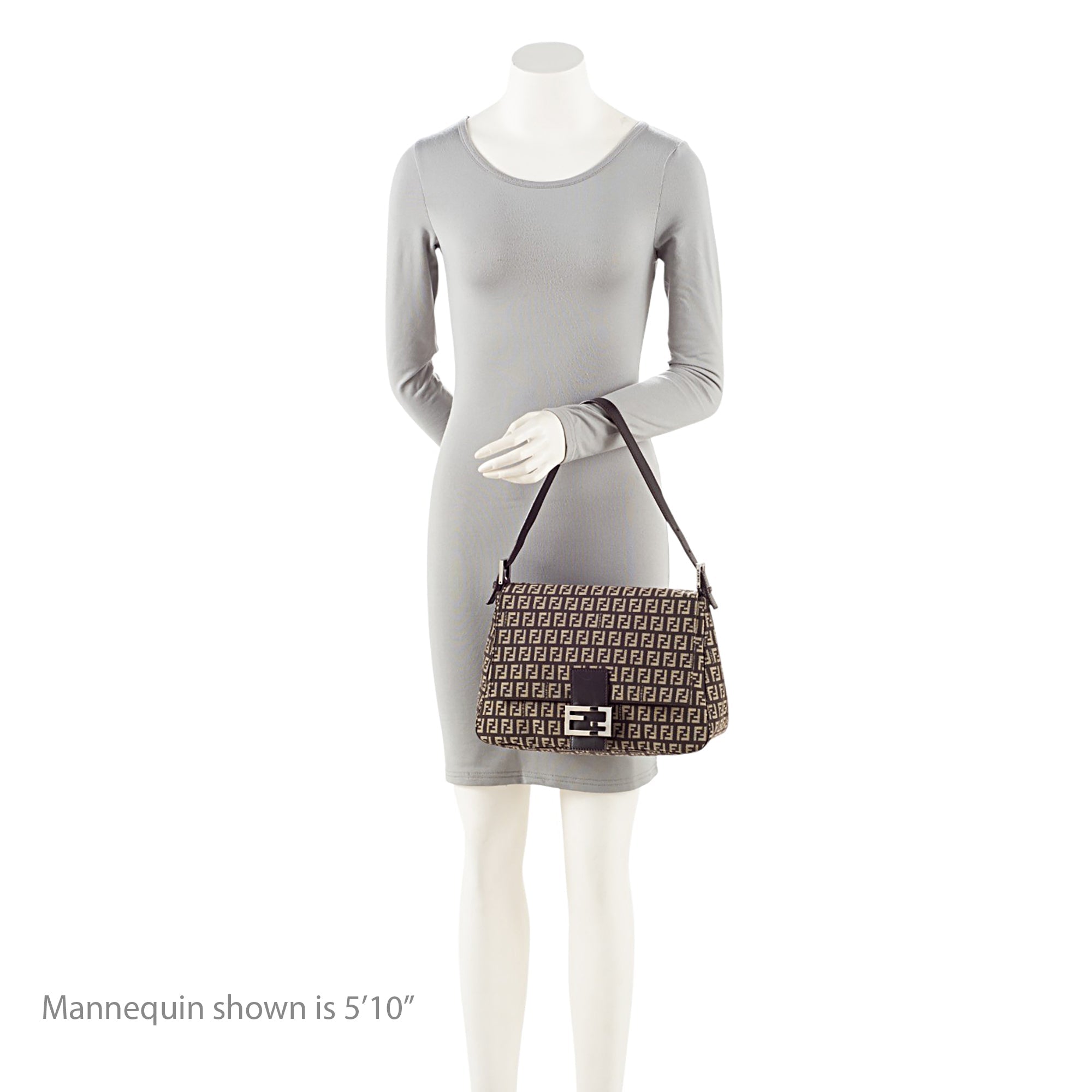 Fendi Zucchino Forever Mama Shoulder Bag