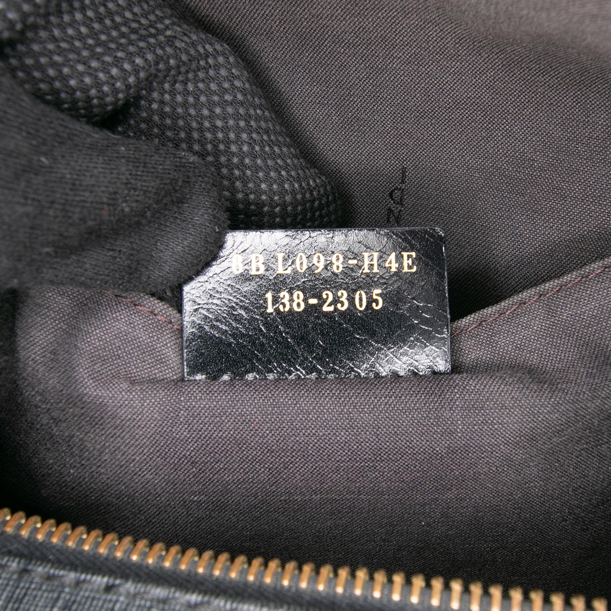 Fendi Zucchino Spalmati Boston Bag