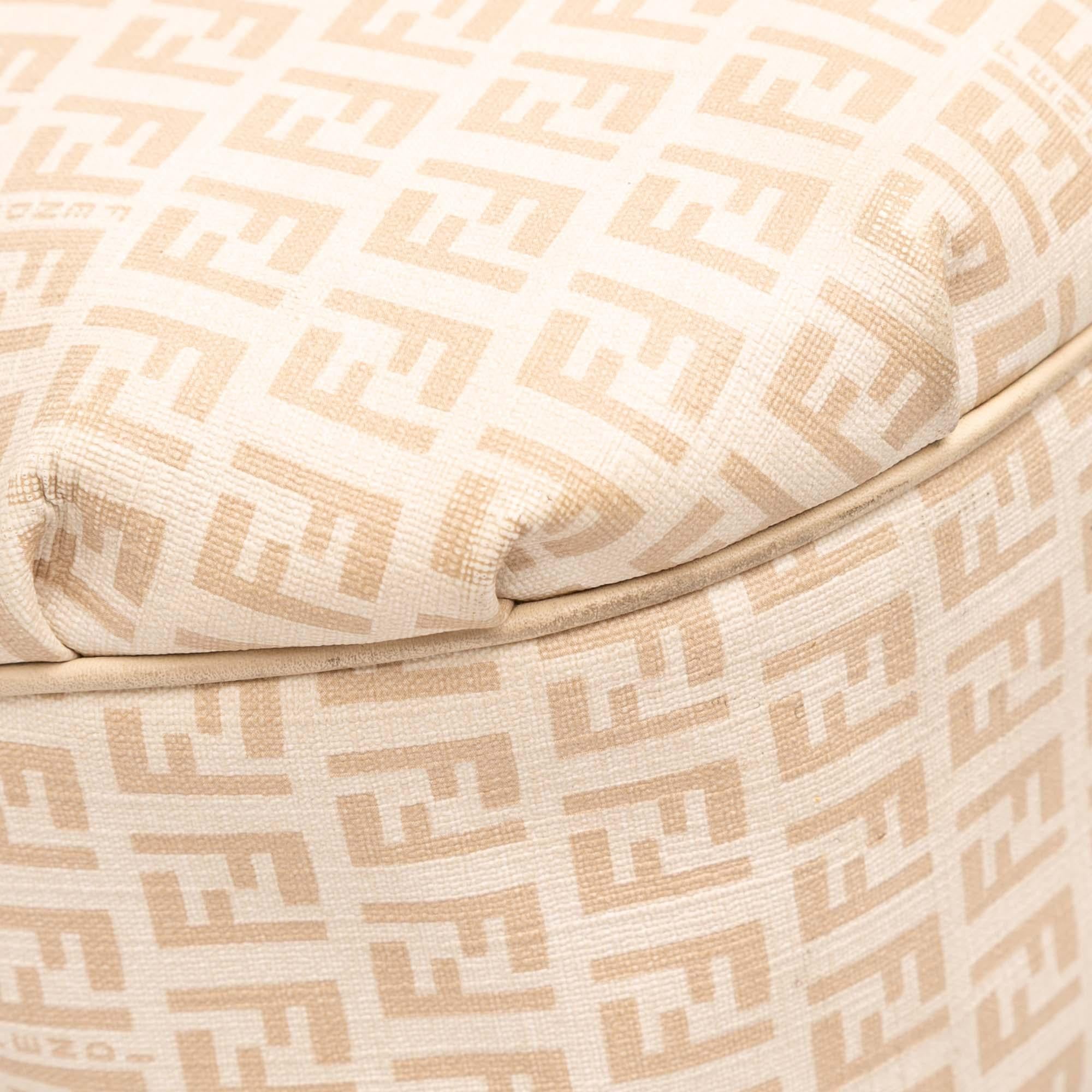 Fendi Zucchino Spalmati Chiusura Tote