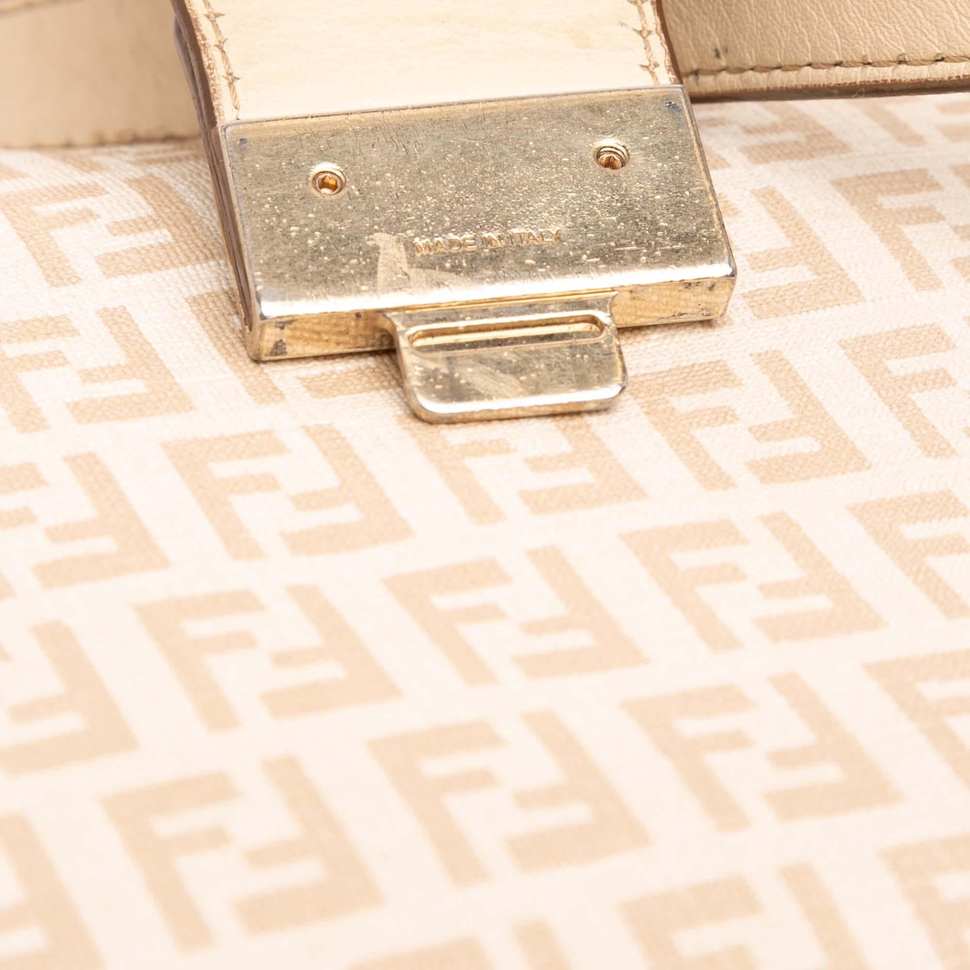 Fendi Zucchino Spalmati Chiusura Tote