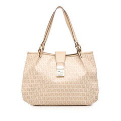 Fendi Zucchino Spalmati Chiusura Tote