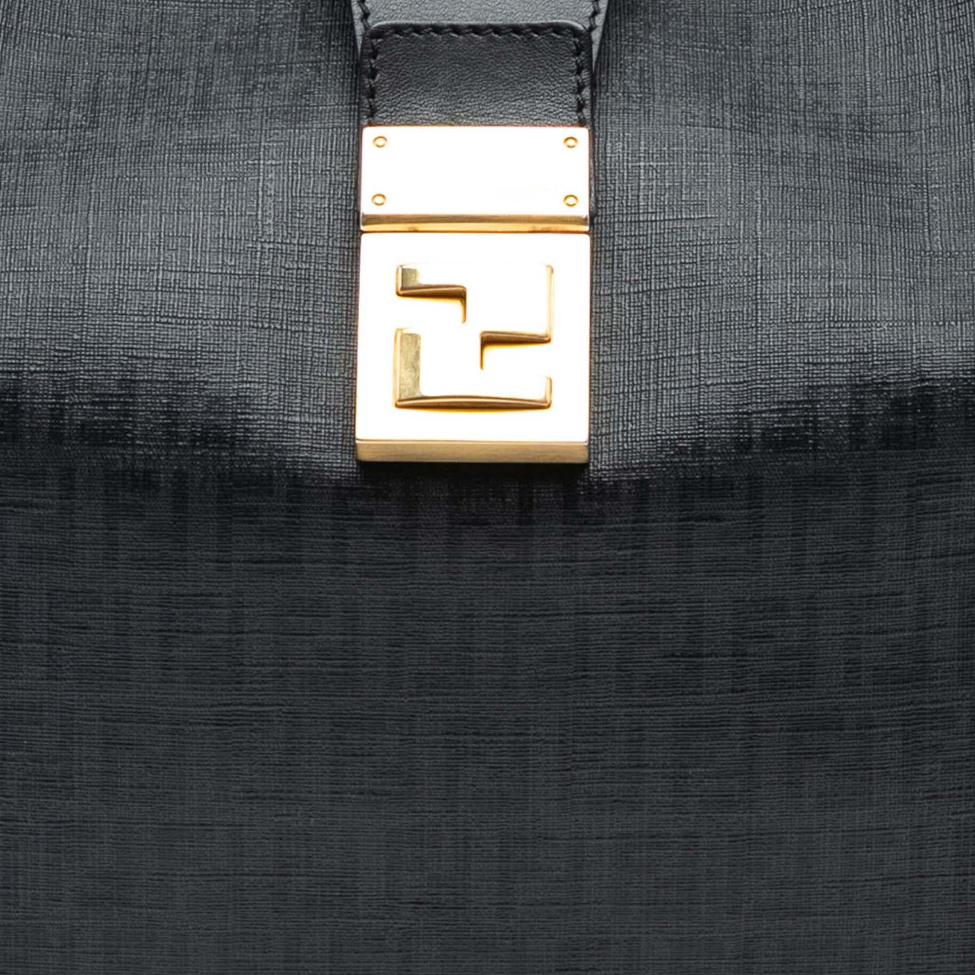 Fendi Zucchino Spalmati Chiusura Tote