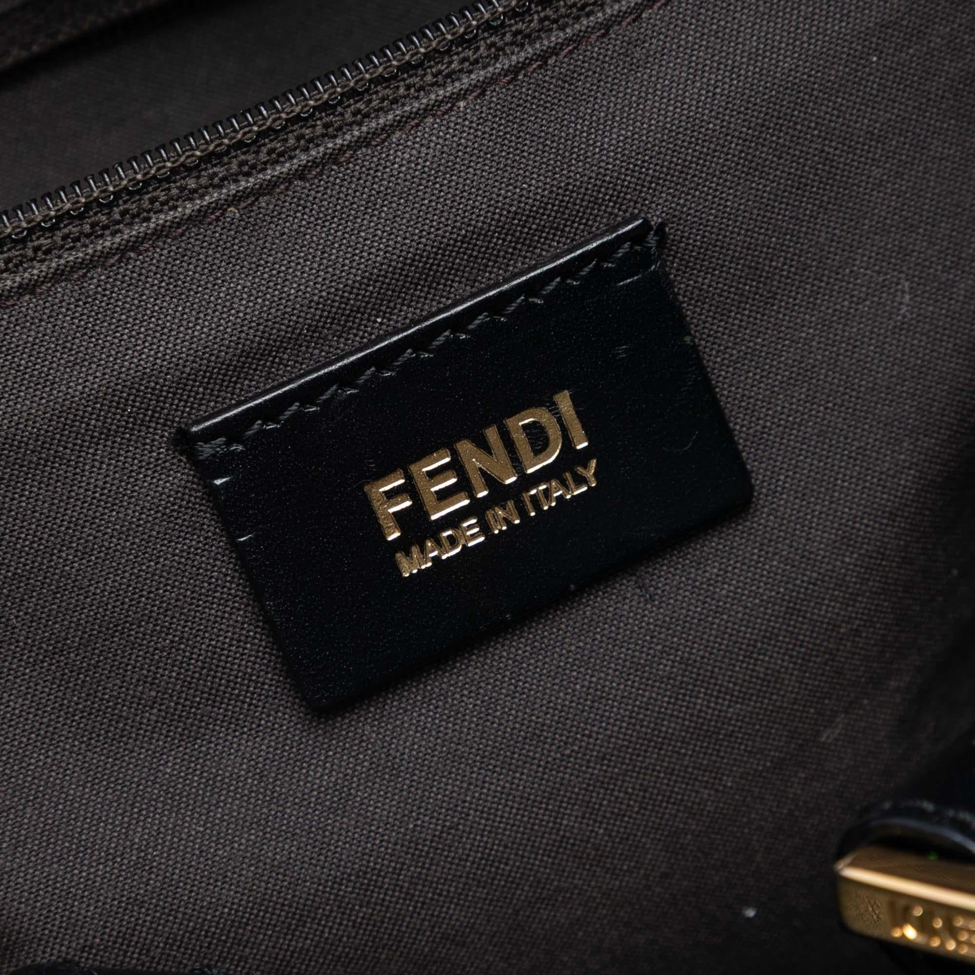 Fendi Zucchino Spalmati Chiusura Tote
