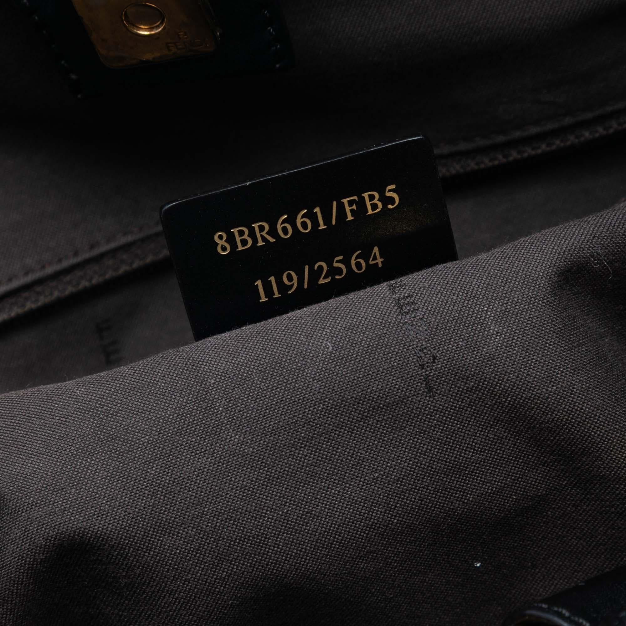Fendi Zucchino Spalmati Chiusura Tote