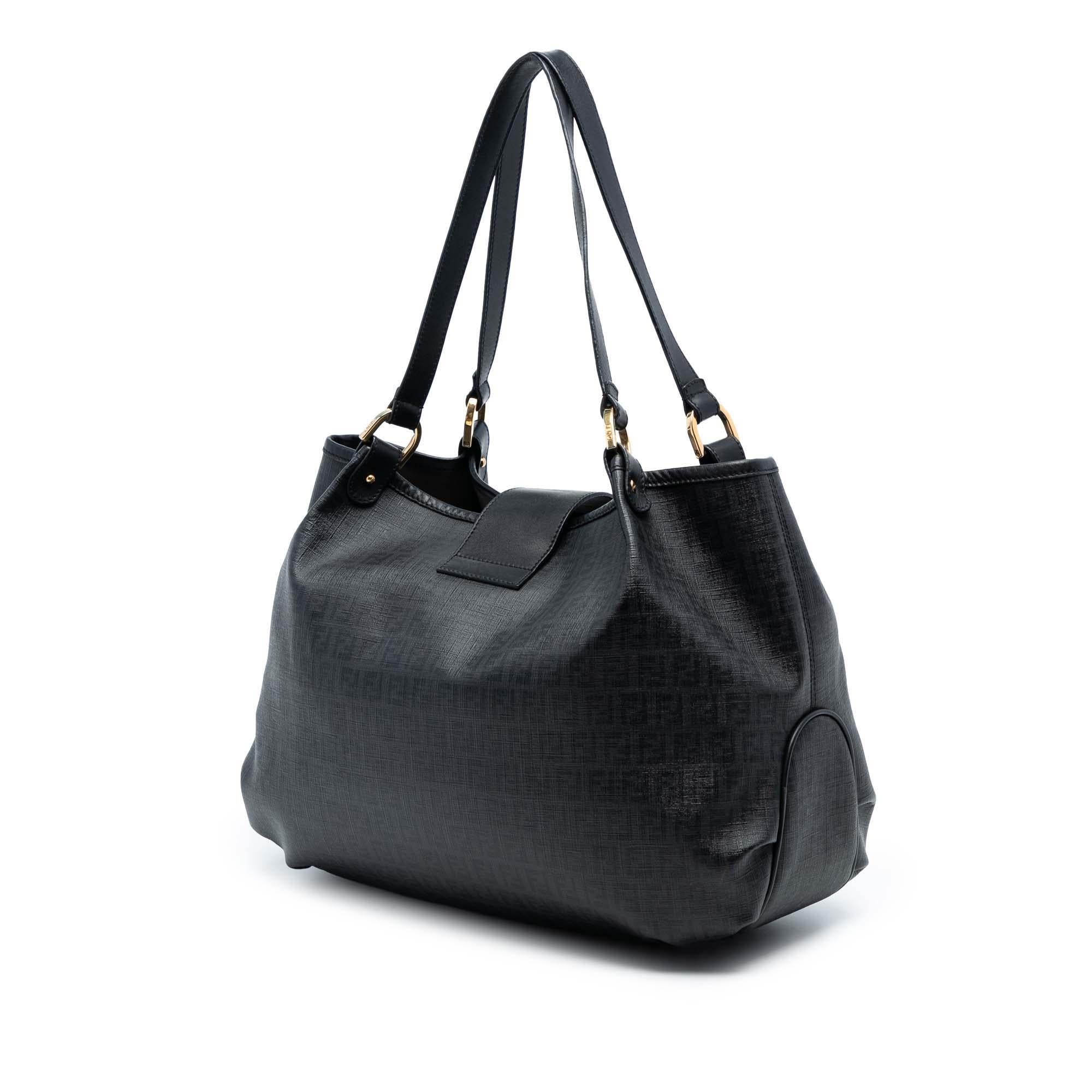 Fendi Zucchino Spalmati Chiusura Tote