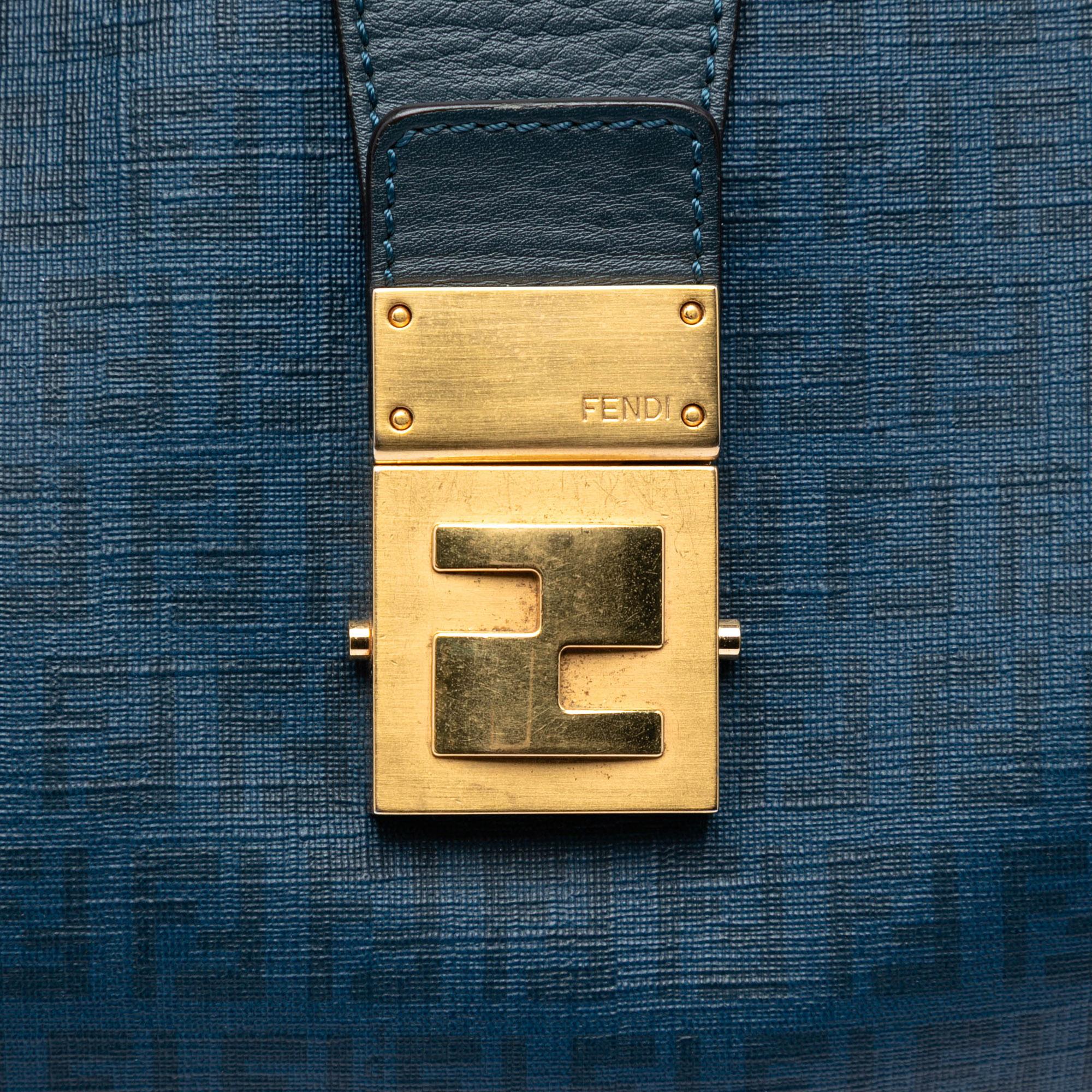 Fendi Zucchino Spalmati Chiusura Tote