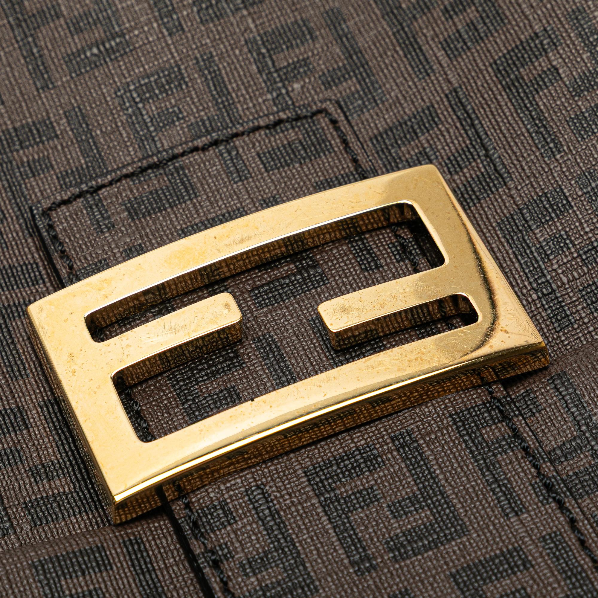 Fendi Zucchino Spalmati Crossbody