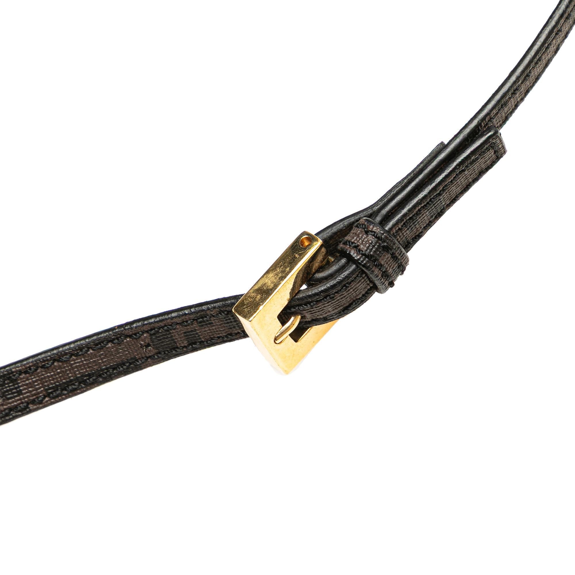 Fendi Zucchino Spalmati Crossbody