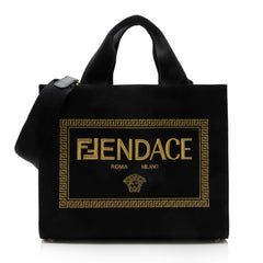 Fendi x Versace Canvas Fendace Tote