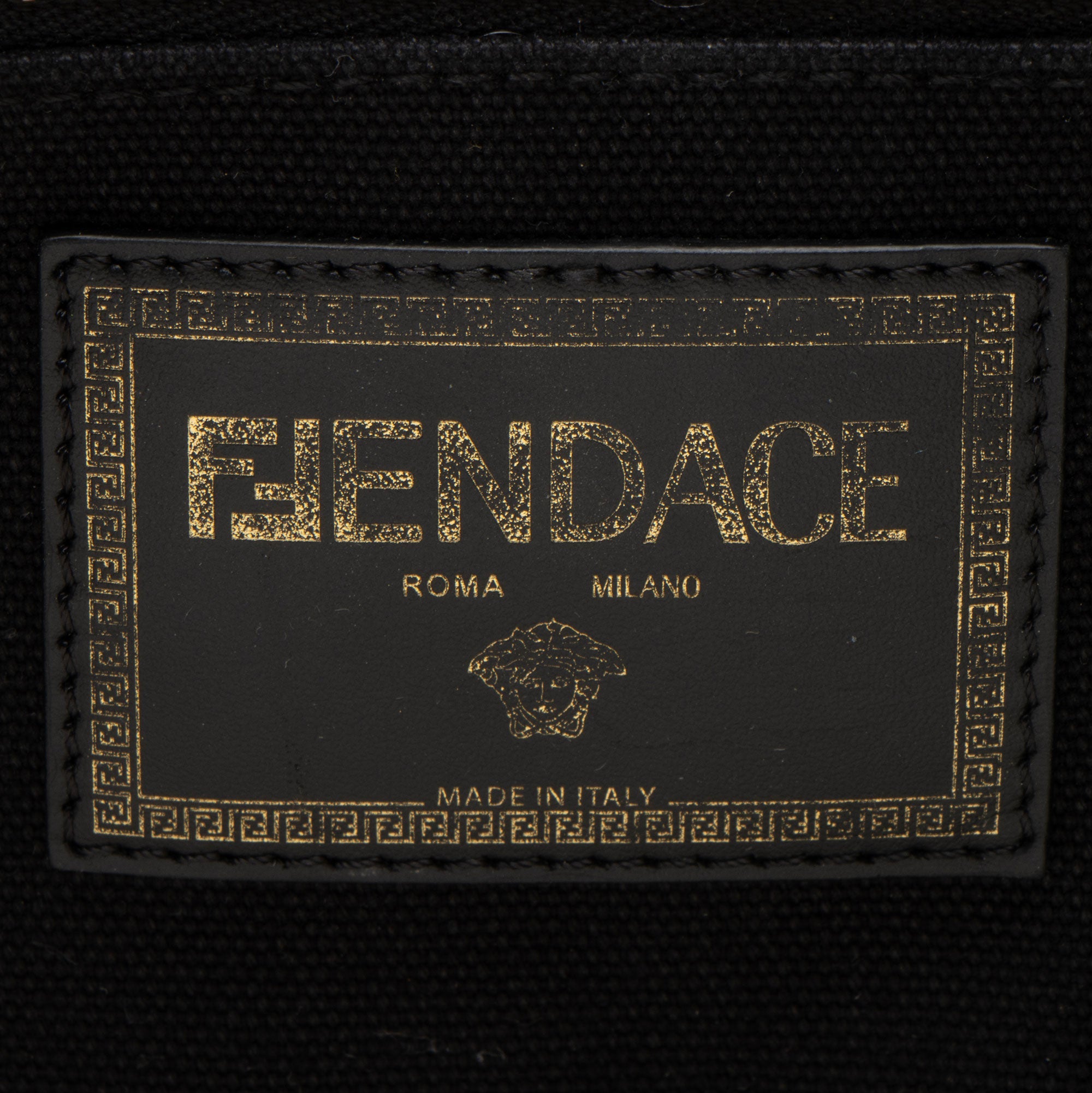 Fendi x Versace Canvas Fendace Tote