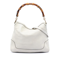 Gucci Calfskin Bamboo Diana Satchel