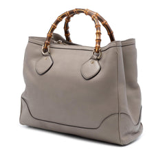 Gucci Calfskin Bamboo Diana Tote