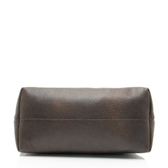 Gucci Calfskin Bamboo Laidback Crafty Dome Satchel