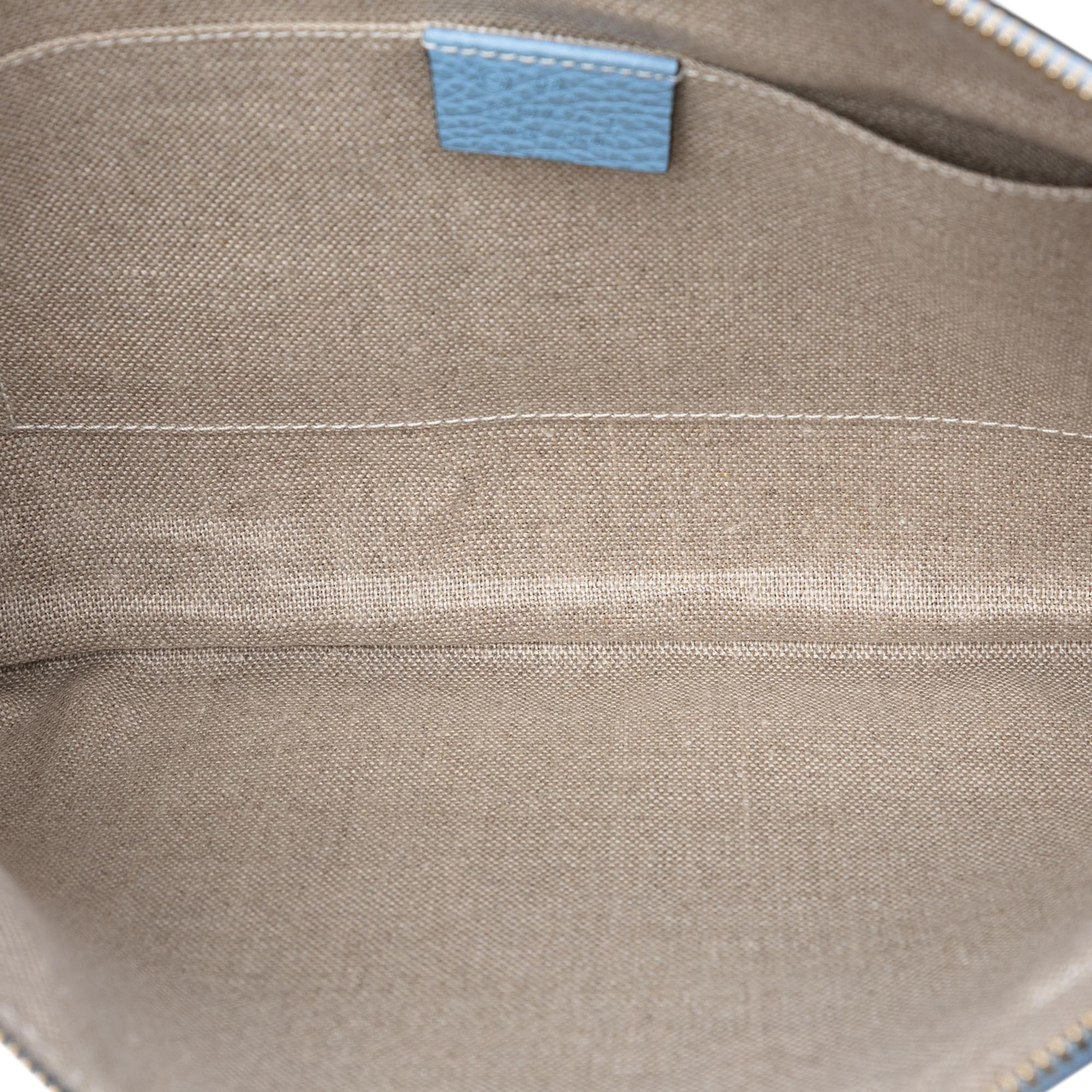 Gucci Calfskin Bamboo Tassel Clutch