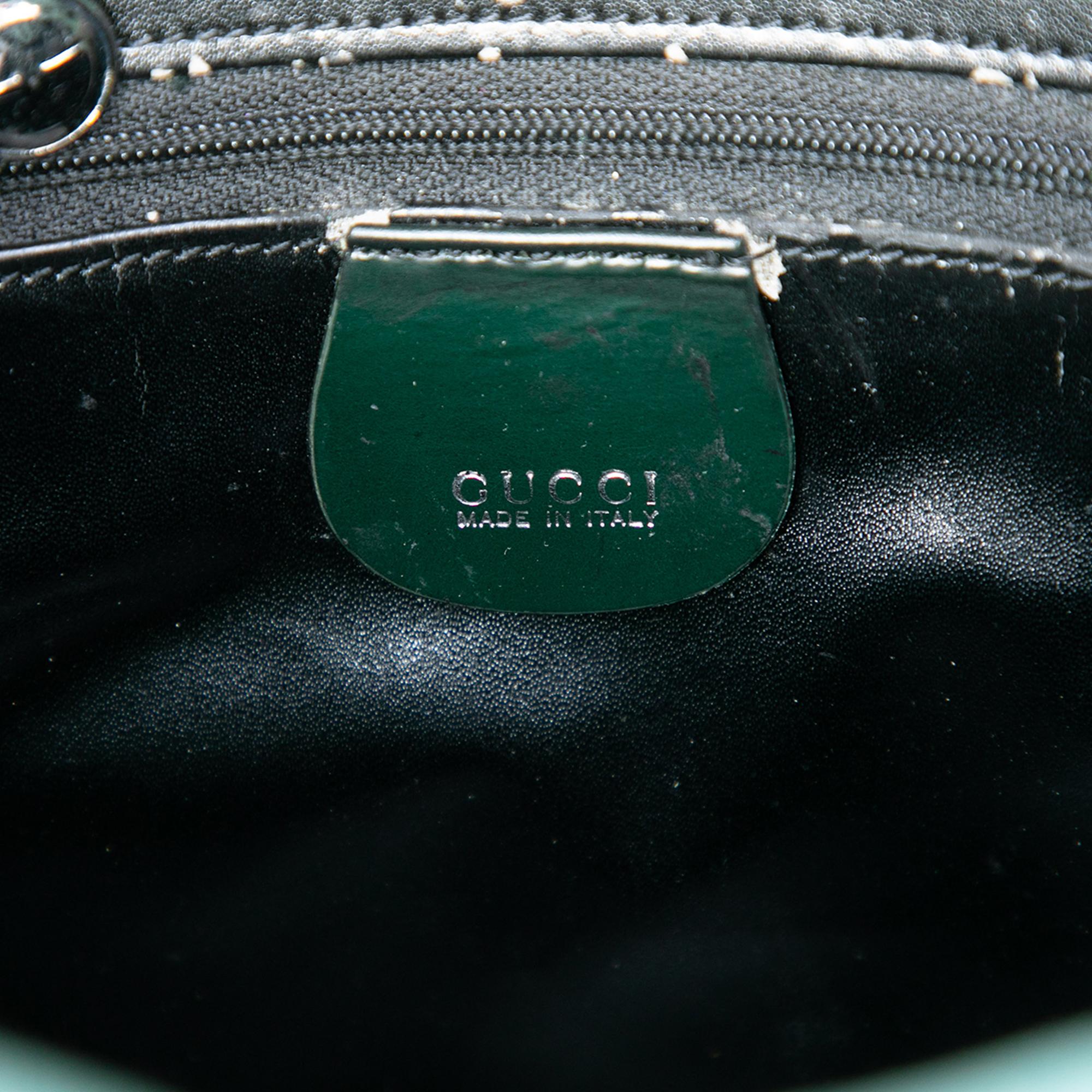 Gucci Calfskin Interlocking G Bucket Bag