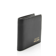 Gucci Calfskin Logo Bifold Wallet
