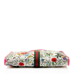 Gucci Canvas Flora Rajah Large Tote