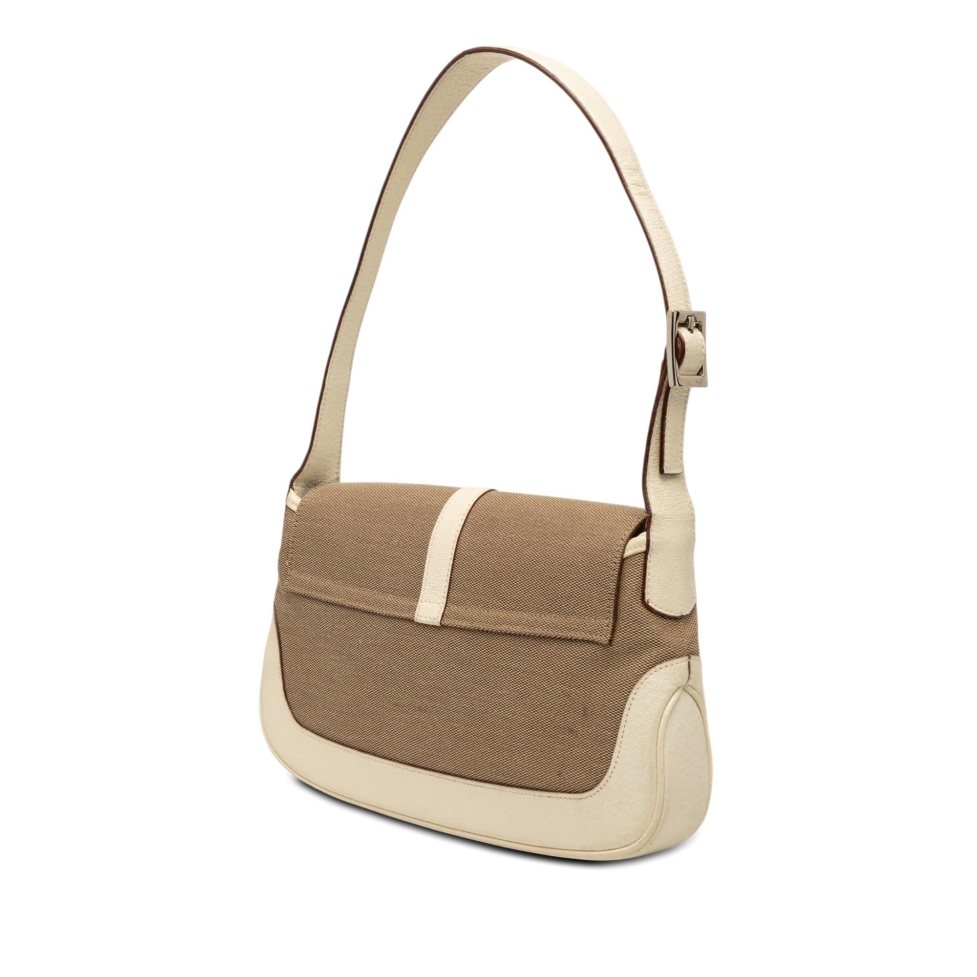 Gucci Canvas Jackie O Flap