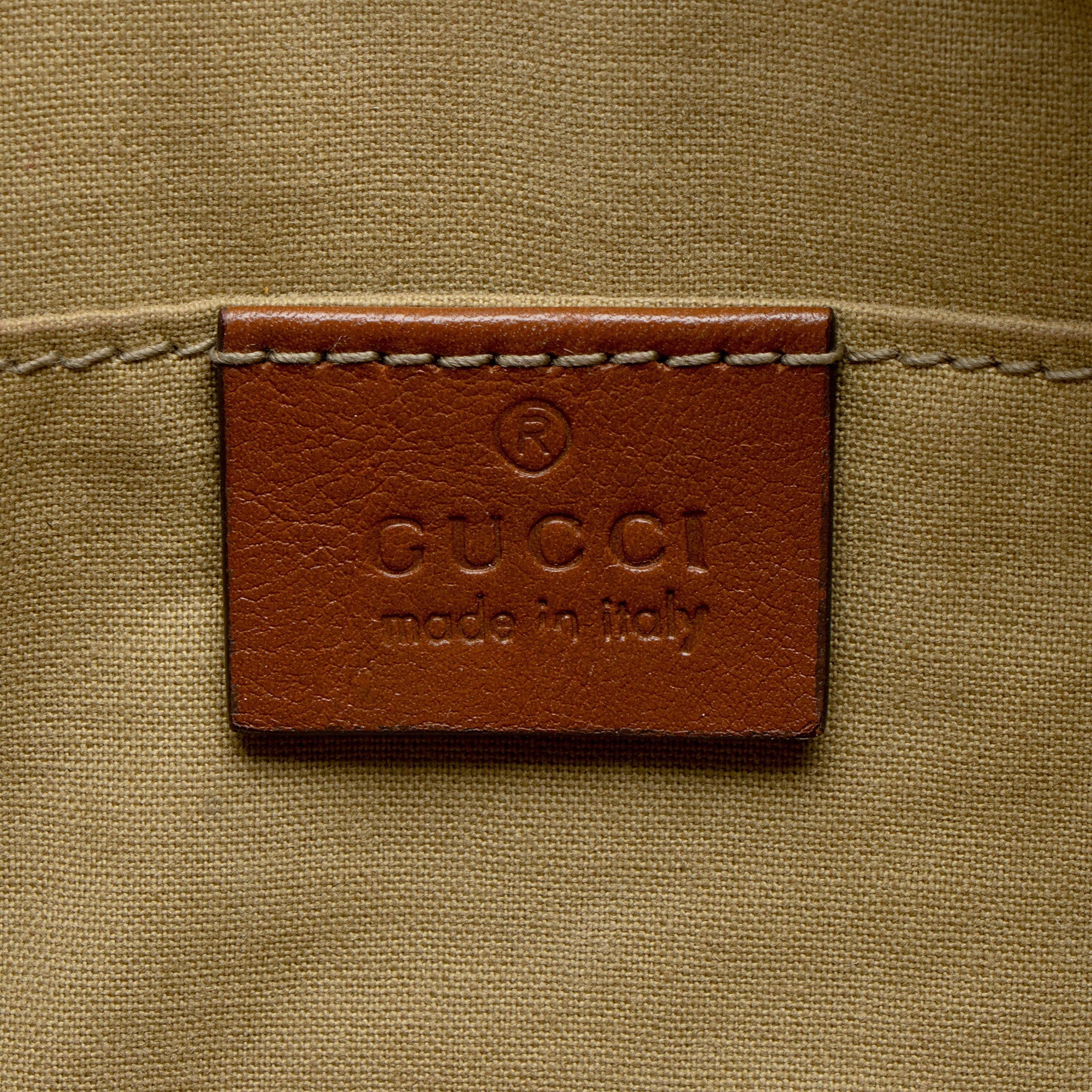 Gucci Canvas Vintage Web Camera Bag