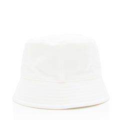 Gucci Cotton Embossed Logo Bucket Hat - Size M