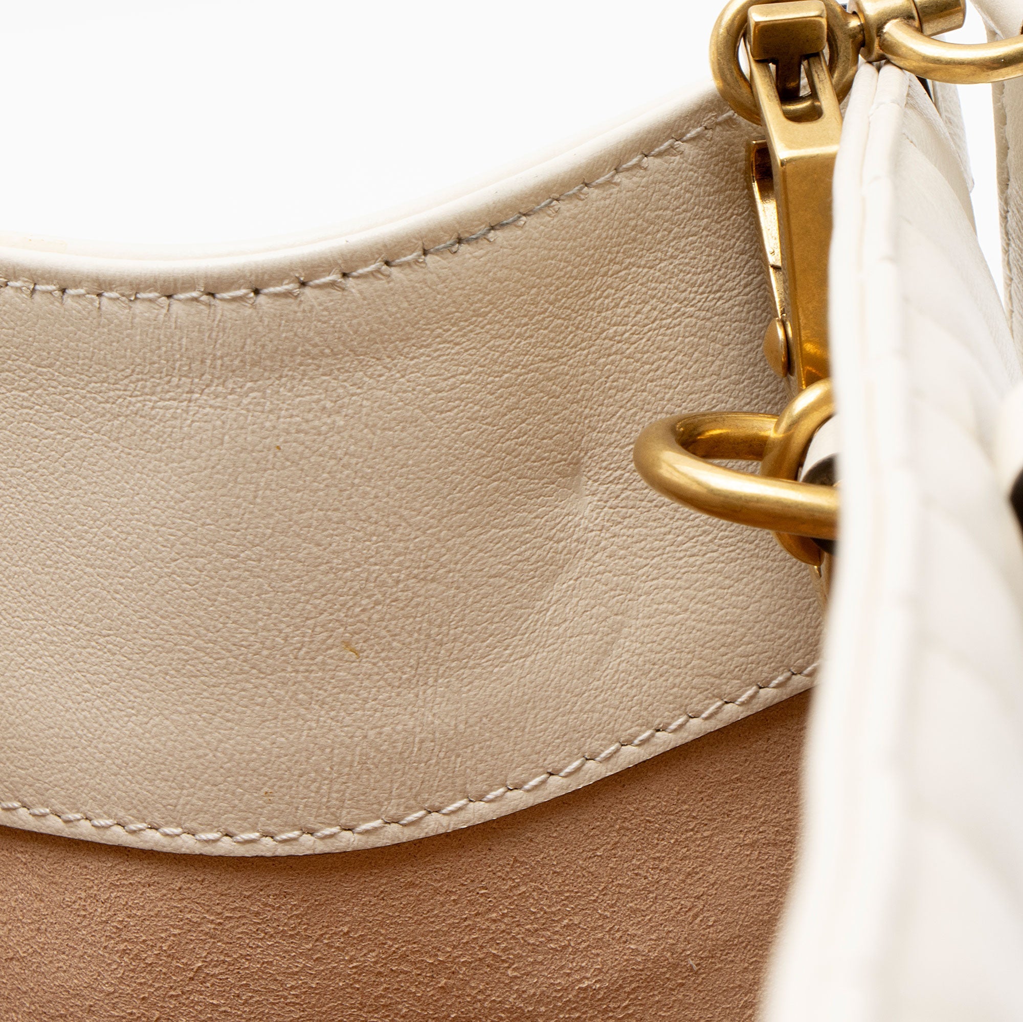 Gucci Diagonal Matelasse Leather GG Marmont Tote