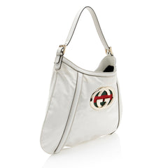 Gucci Leather Dialux Britt Hobo
