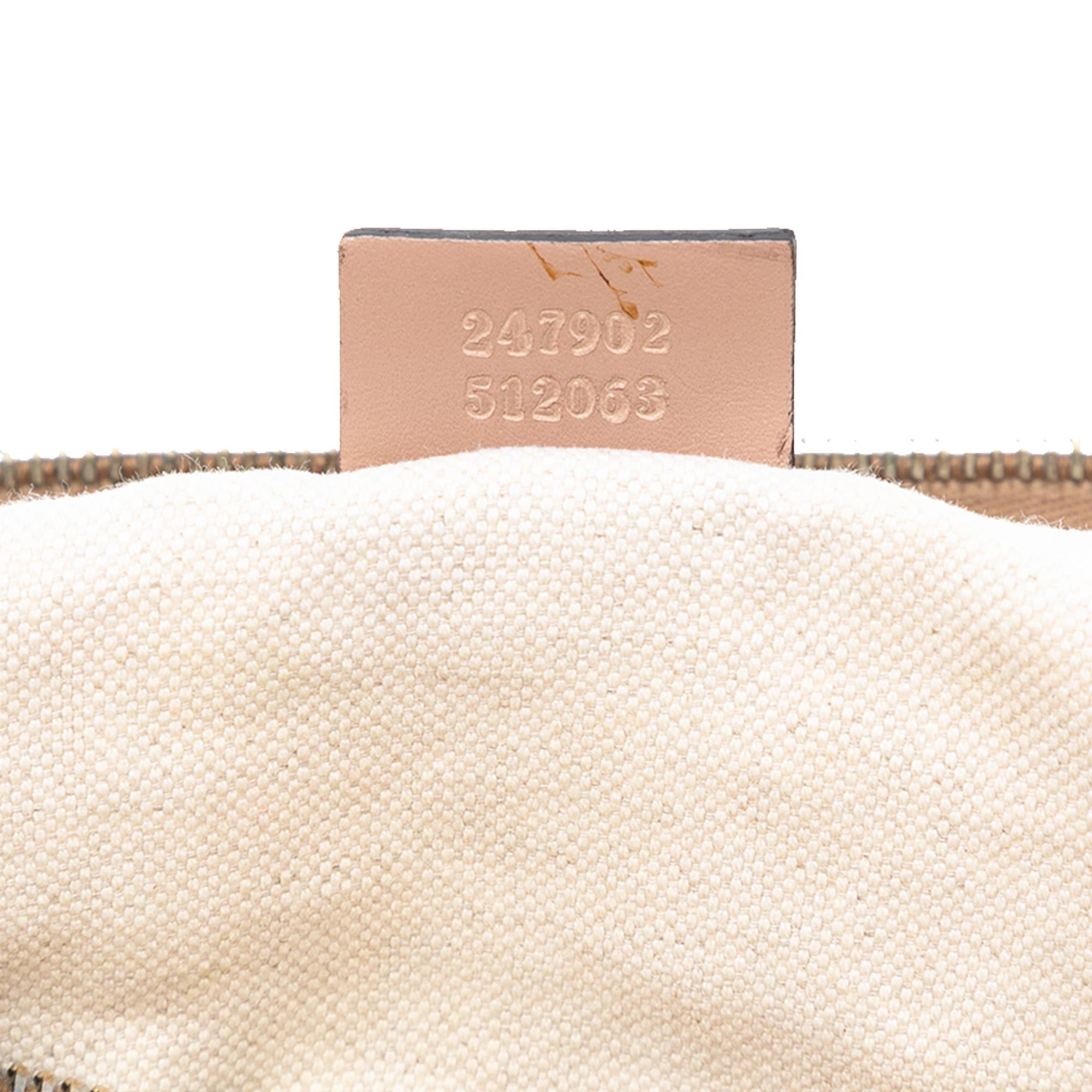 Gucci Diamante Canvas Sukey Satchel