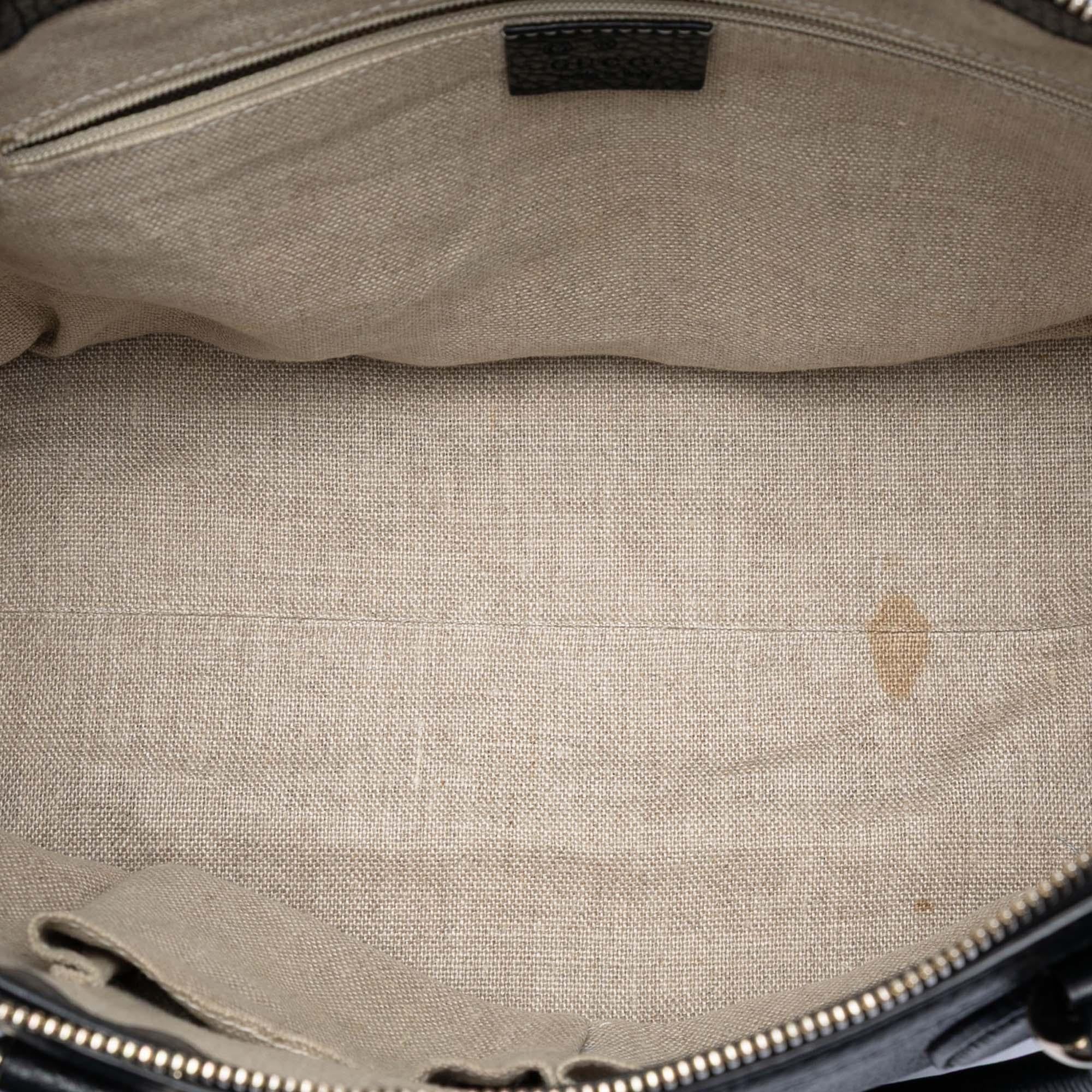 Gucci Dollar Calfskin GG Charm Satchel