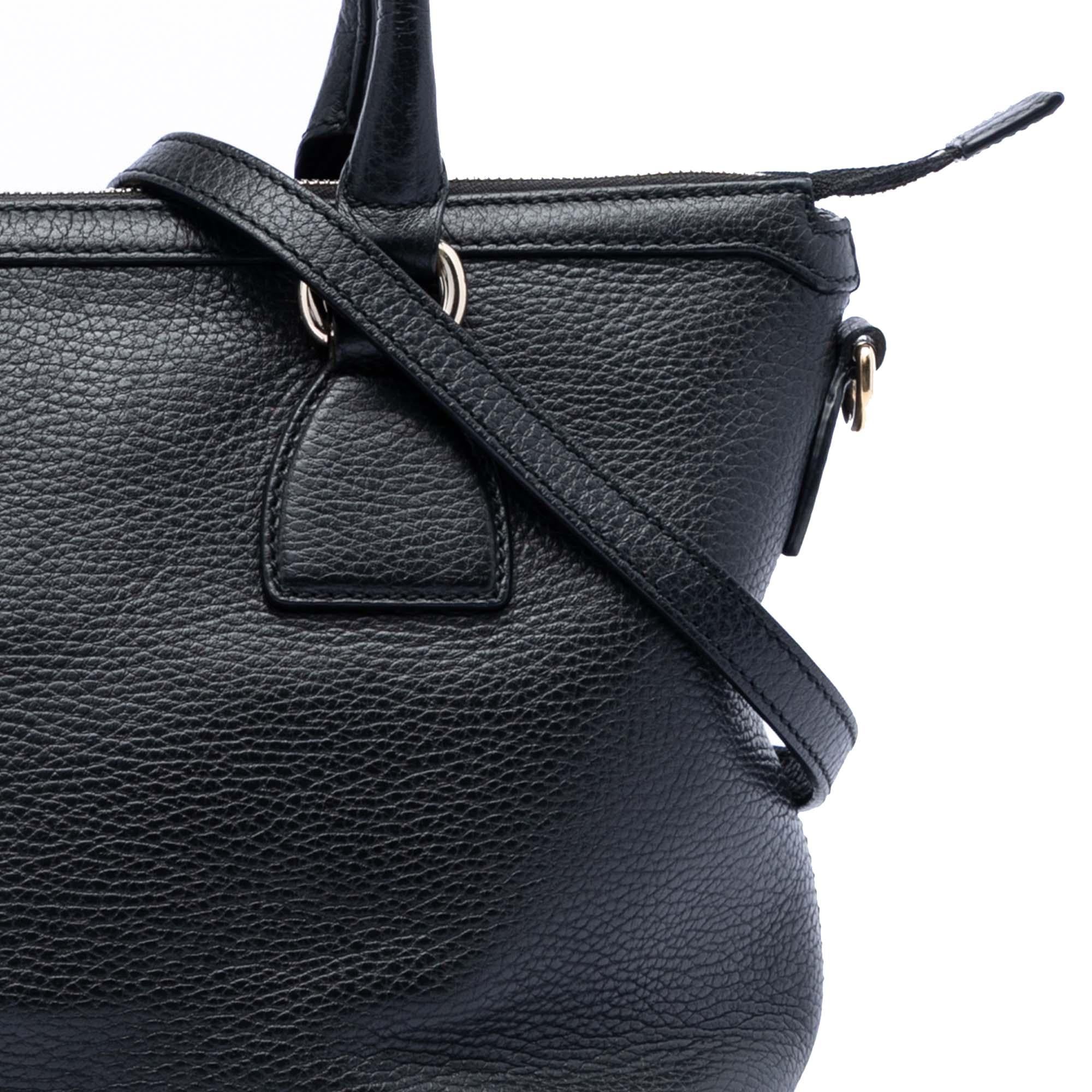 Gucci Dollar Calfskin GG Charm Satchel