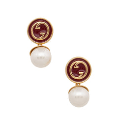 Gucci Faux Pearl Blondie Earrings