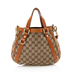Gucci GG Canvas Abbey Convertible Small Tote