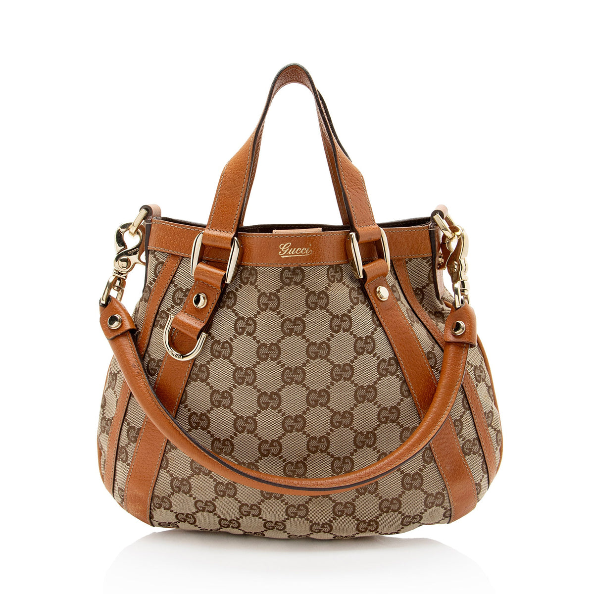 Gucci GG Canvas Abbey Convertible Small Tote