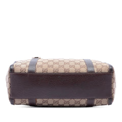 Gucci GG Canvas Abbey D Ring Boston Bag