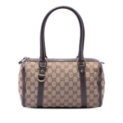 Gucci GG Canvas Abbey D Ring Boston Bag