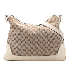 Gucci GG Canvas Bamboo Diana Satchel