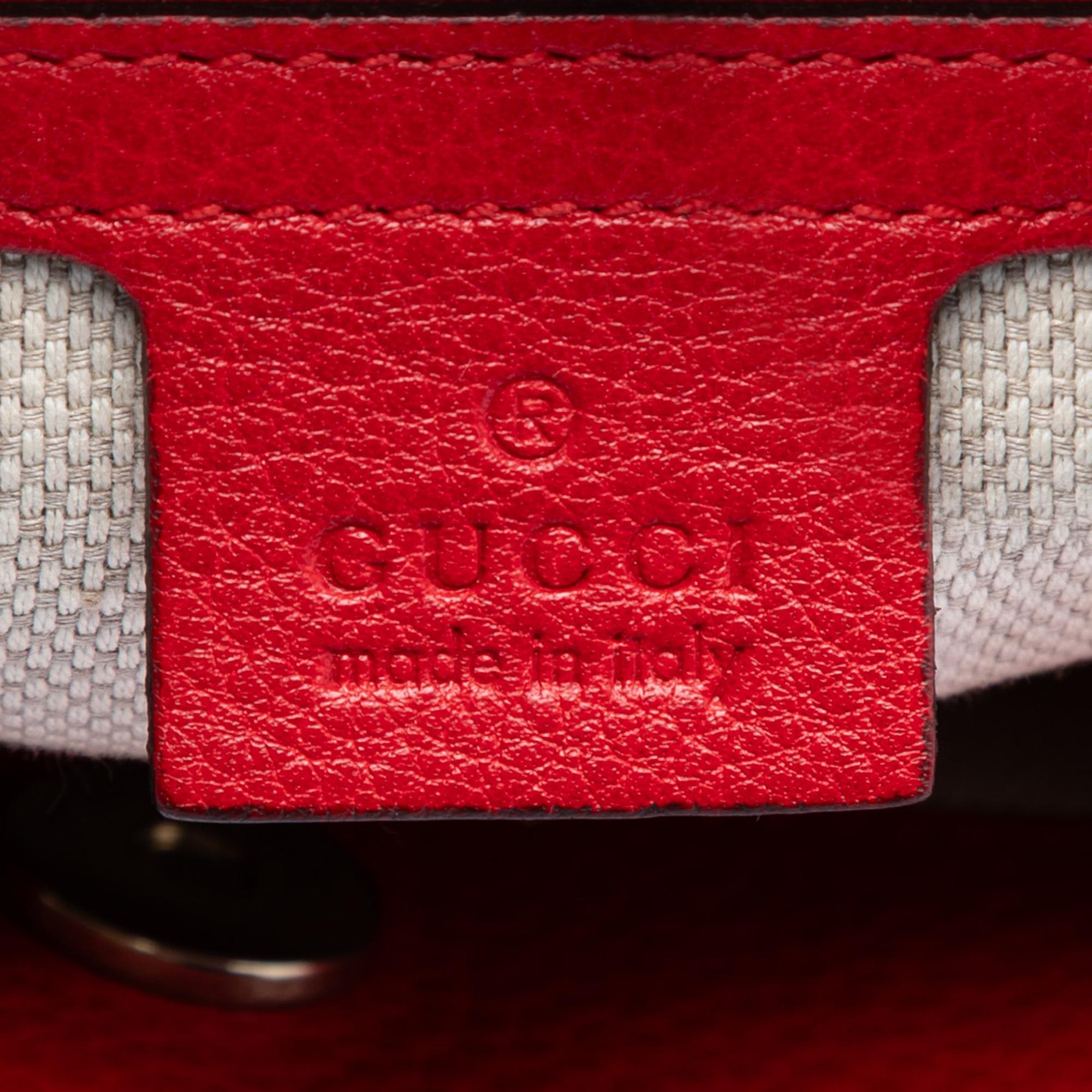 Gucci GG Canvas Bamboo Diana Top Handle Tote