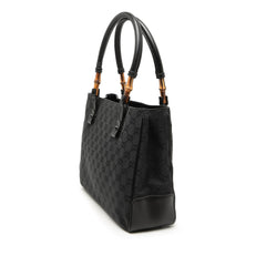 Gucci GG Canvas Bamboo Tote