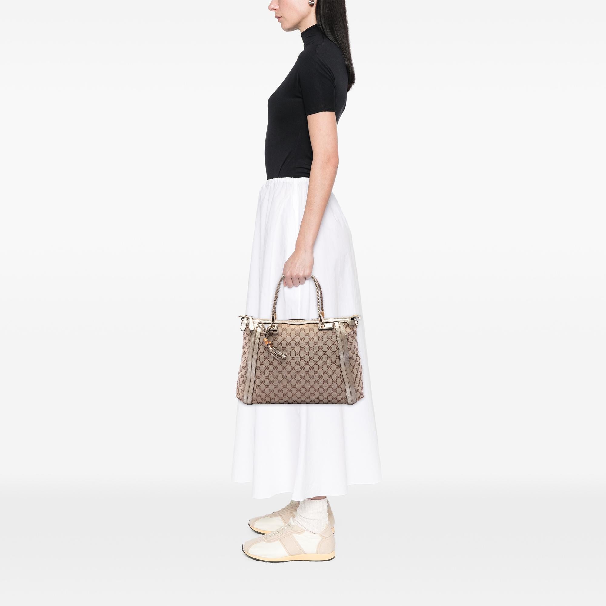 Gucci GG Canvas Bella Convertible Tote