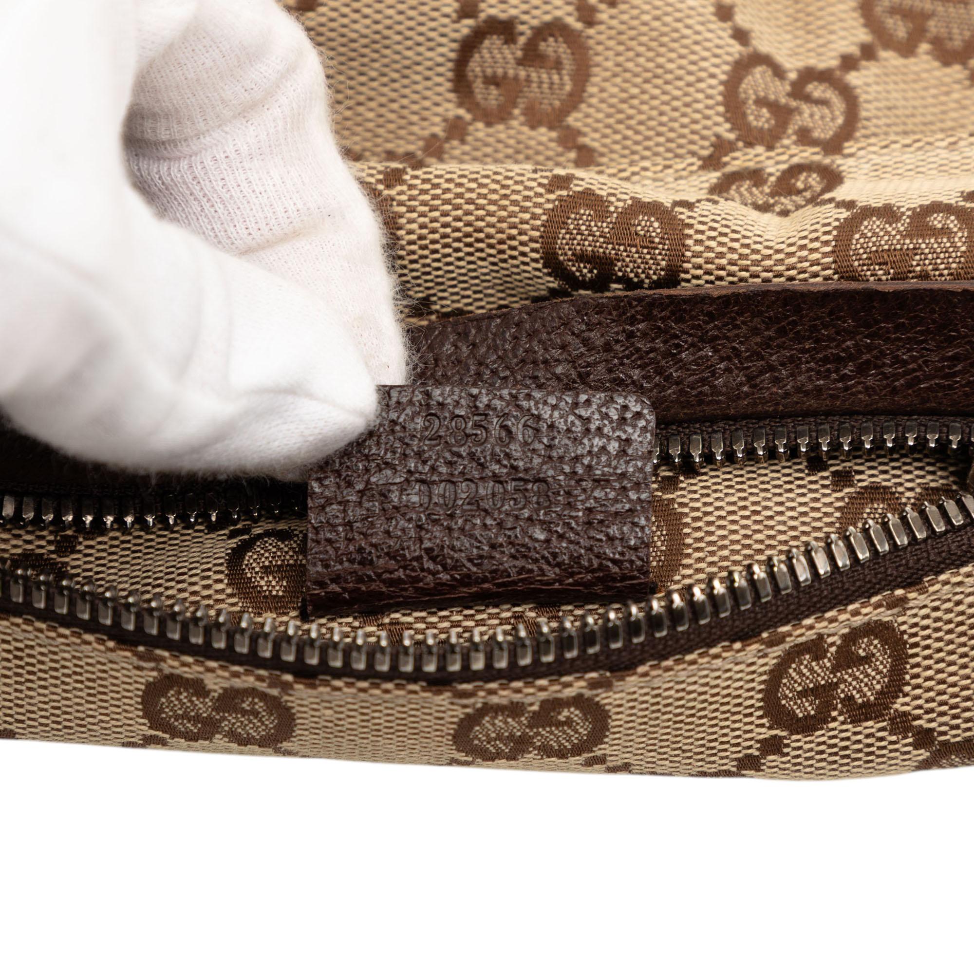 Gucci GG Canvas Double Pocket Belt Bag