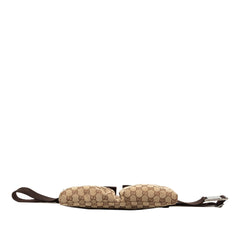 Gucci GG Canvas Double Pocket Belt Bag