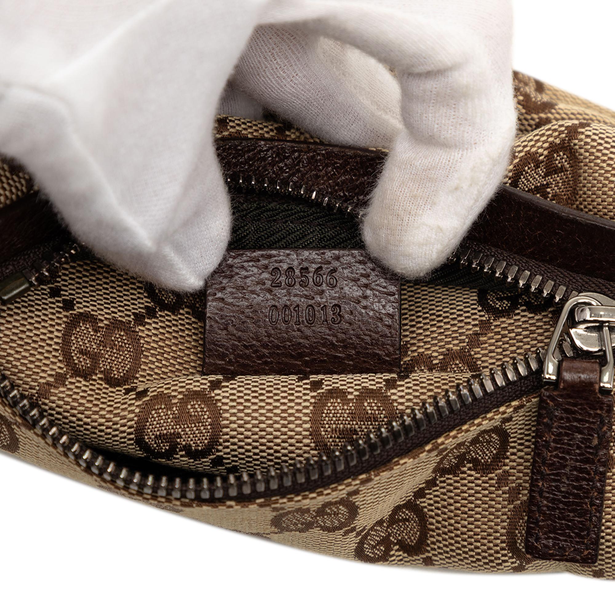 Gucci GG Canvas Double Pocket Belt Bag