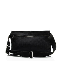 Gucci GG Canvas Double Pocket Belt Bag