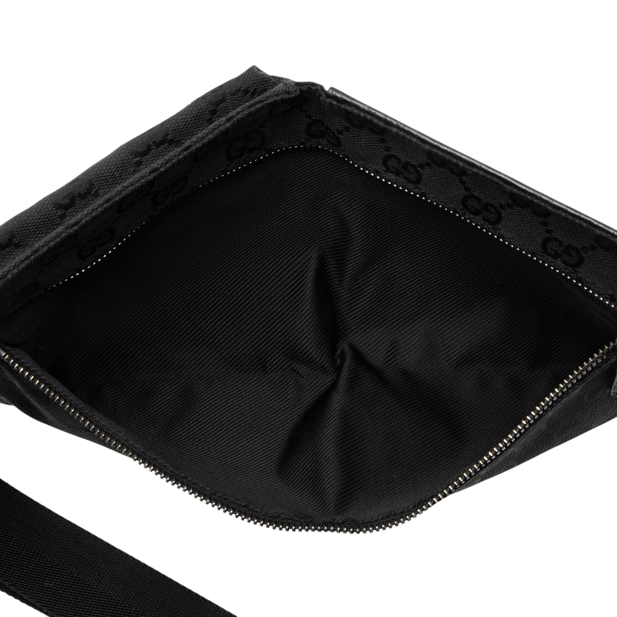 Gucci GG Canvas Double Pocket Belt Bag