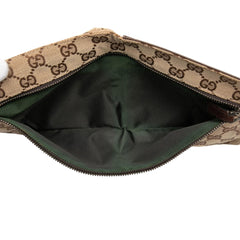 Gucci GG Canvas Double Pocket Belt Bag