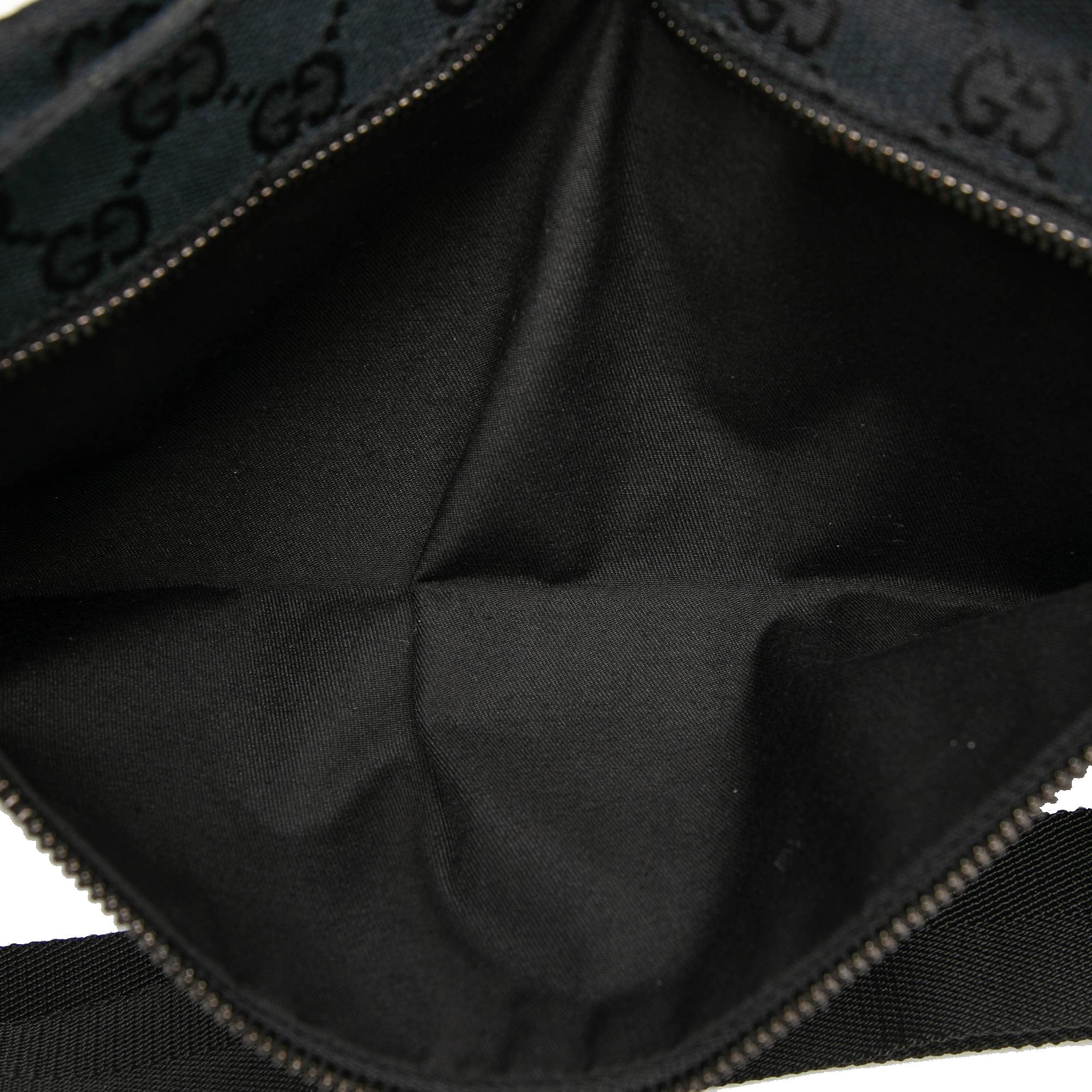 Gucci GG Canvas Double Pocket Belt Bag