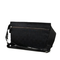 Gucci GG Canvas Double Pocket Belt Bag