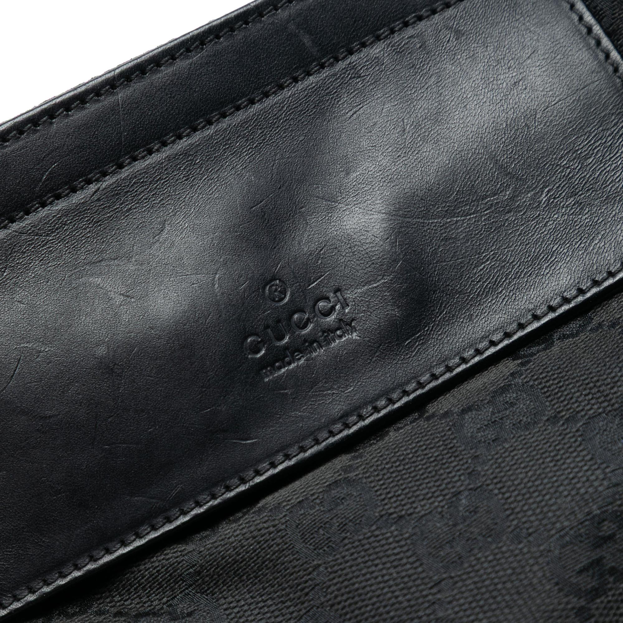 Gucci GG Canvas Double Pocket Belt Bag