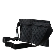 Gucci GG Canvas Double Pocket Belt Bag